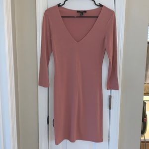 Forever 21 bodycon long sleeve dress